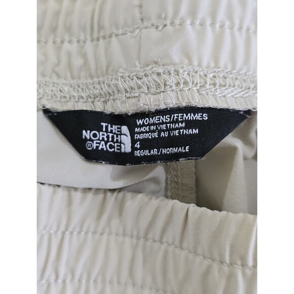 The North Face Womens Cargo Capri Pant Joggers Beige Size 4 Light Weight - Picture 9 of 11